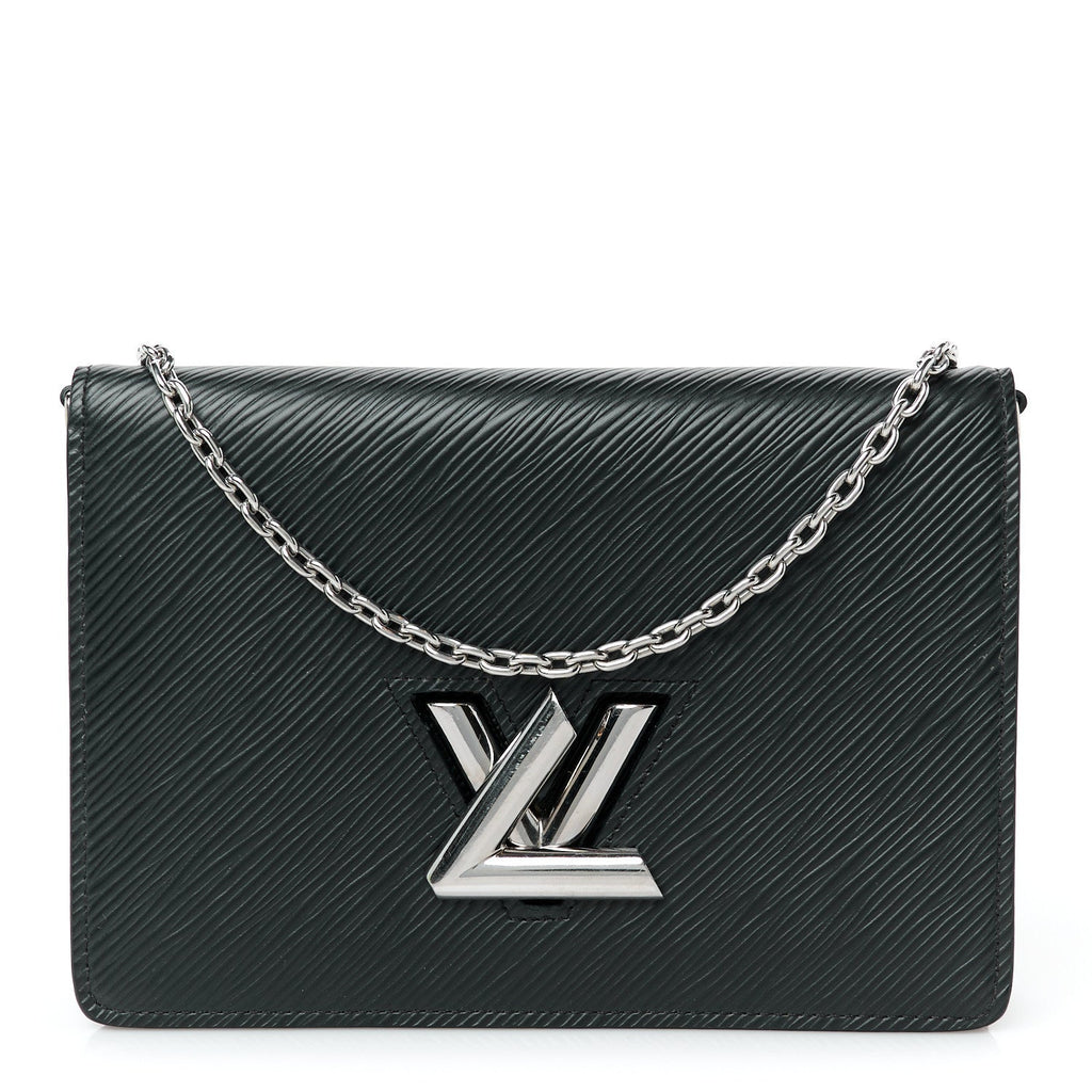 Epi Twist Belt Chain Wallet Black