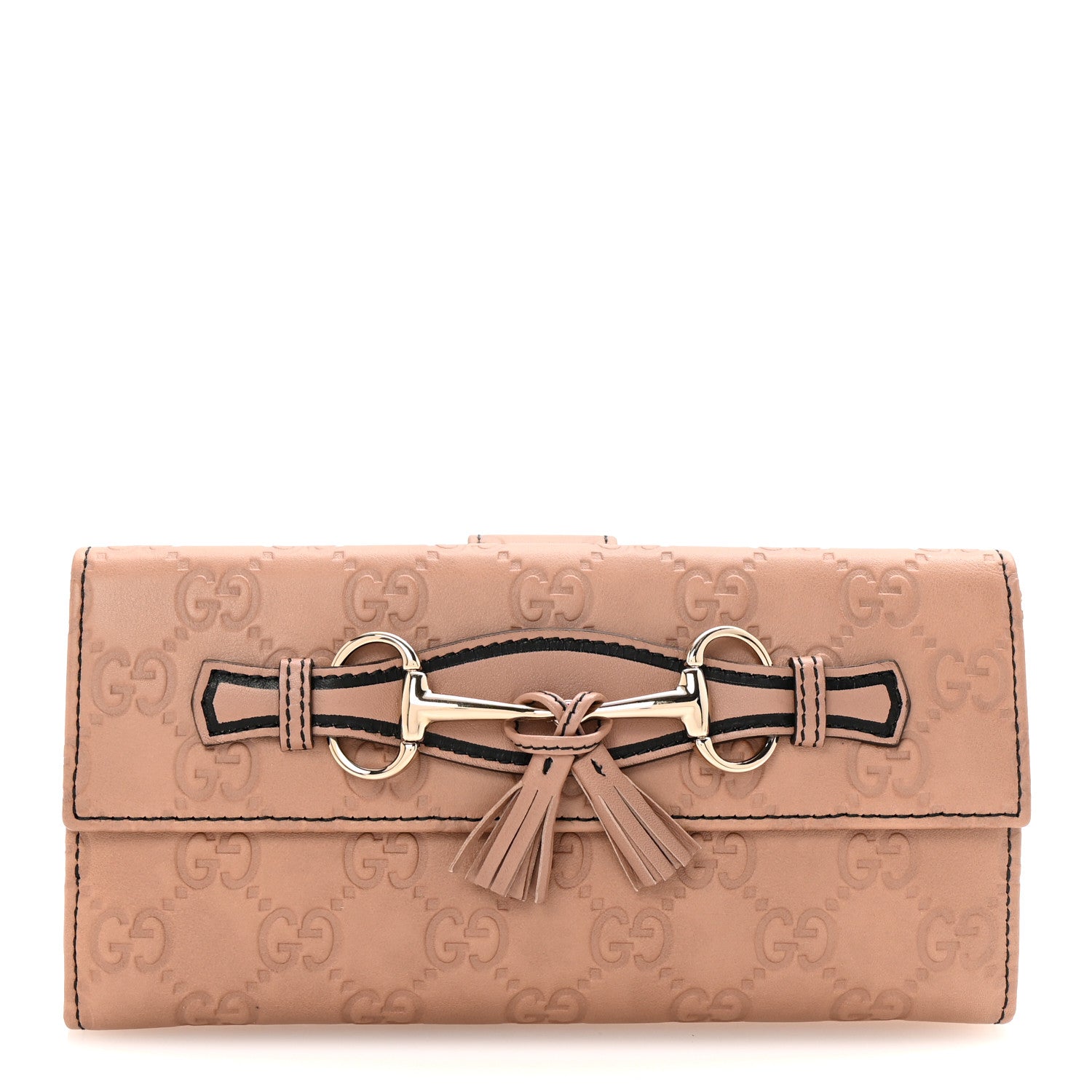 Guccissima Emily Continental Wallet Camelia