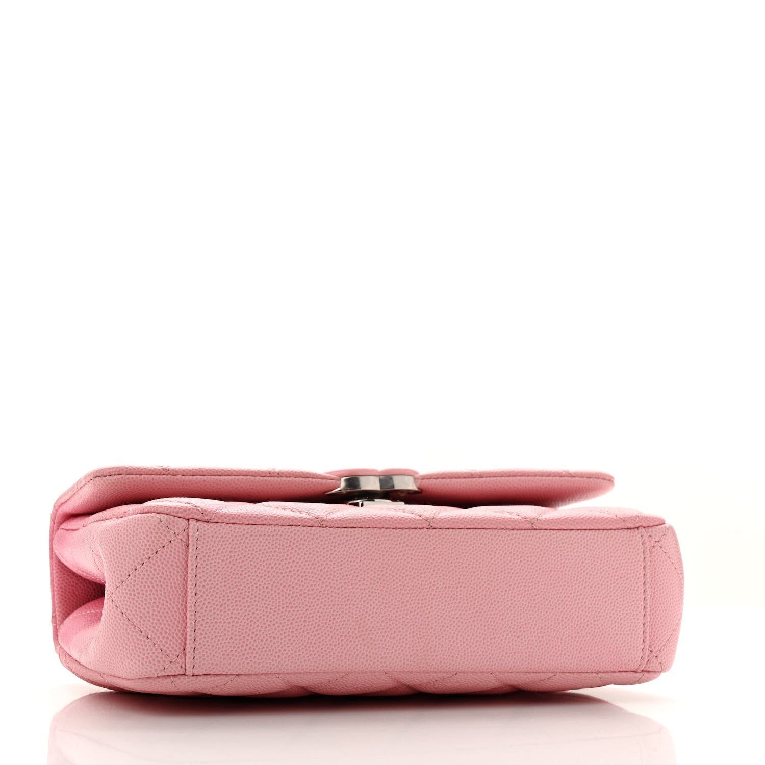 Shaded Caviar Quilted My Everything Small Flap Pink Light Pink