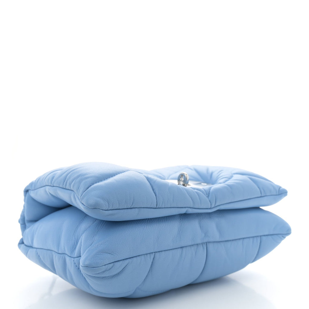 Nappa Pillow Quilted Little Softie Bag Cornflower Blue