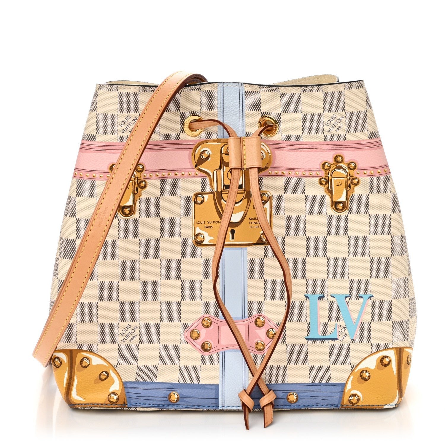 Damier Azur Summer Trunks Neonoe