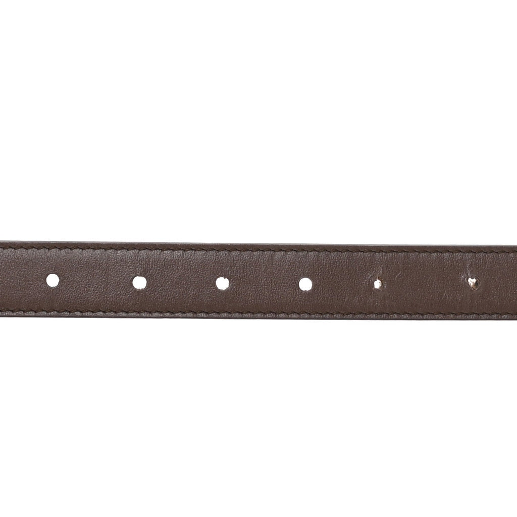 Plutone Calfskin Double G Reversible 20mm Belt 90 36 Porcelain Rose Black