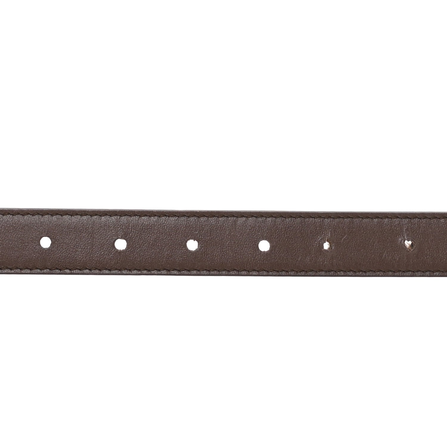 Plutone Calfskin Double G Reversible 20mm Belt 90 36 Porcelain Rose Black