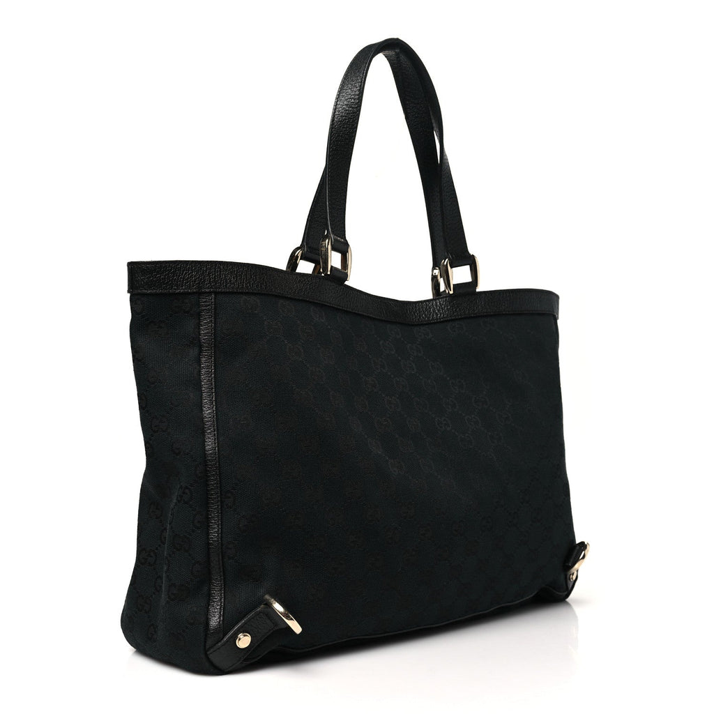 Monogram Large Abbey Tote Black