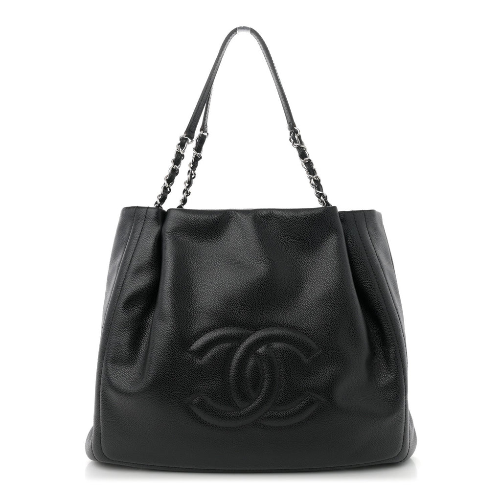 Caviar Timeless CC Shoulder Bag Black