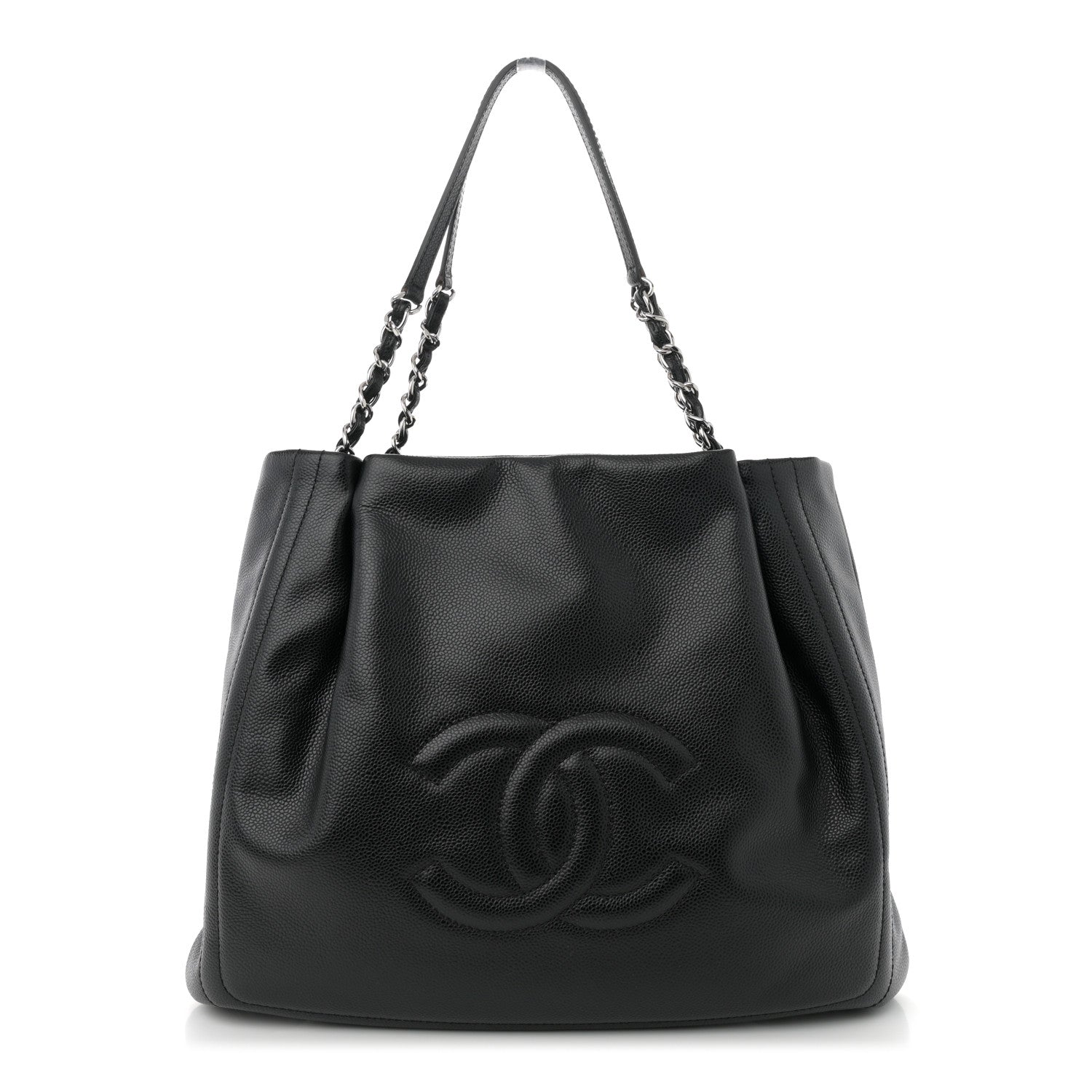 Caviar Timeless CC Shoulder Bag Black