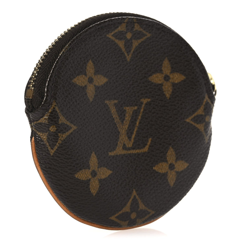 Monogram Round Coin Purse