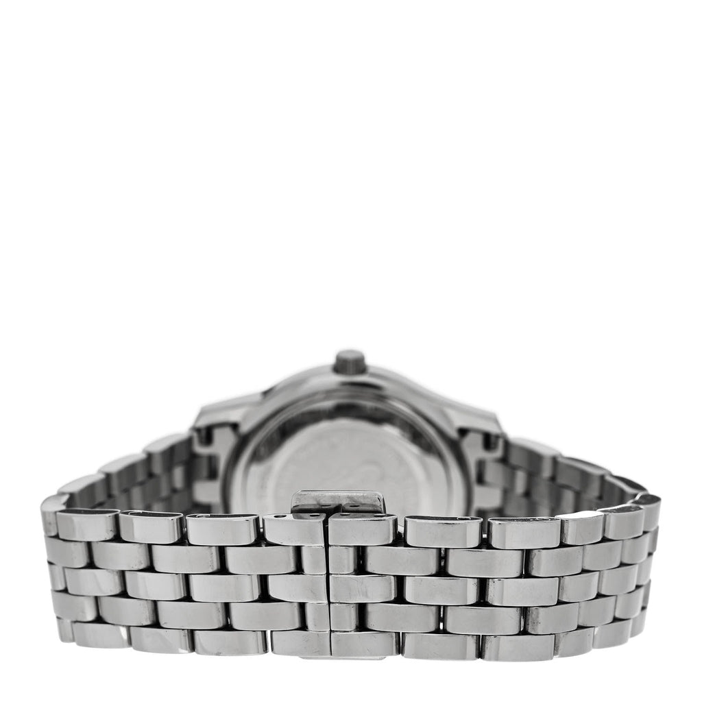 Stainless Steel Diamond Bezel Mother of Pearl 27mm 5500L Quartz Watch