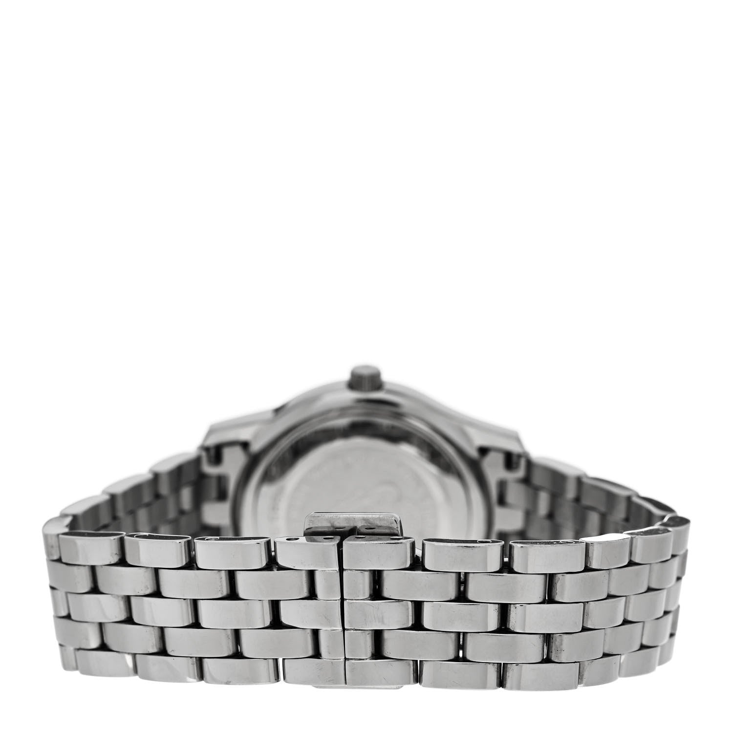 Stainless Steel Diamond Bezel Mother of Pearl 27mm 5500L Quartz Watch