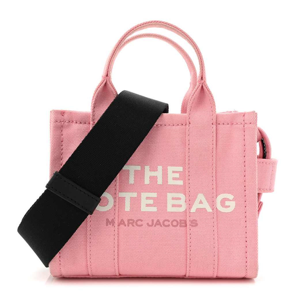 Cotton Canvas The Tote Crossbody Bag Ribbon Pink