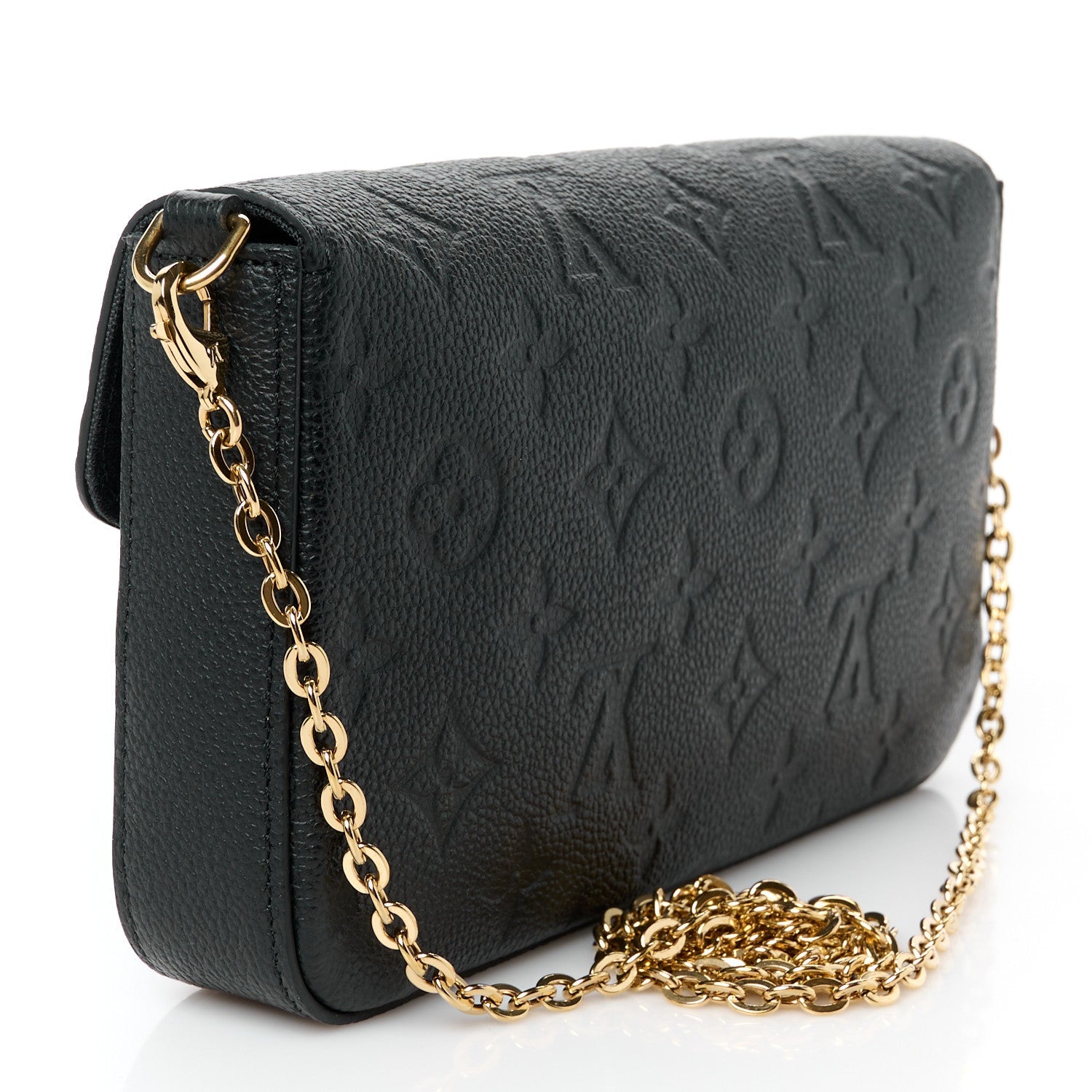 Empreinte Pochette Felicie Chain Wallet Black