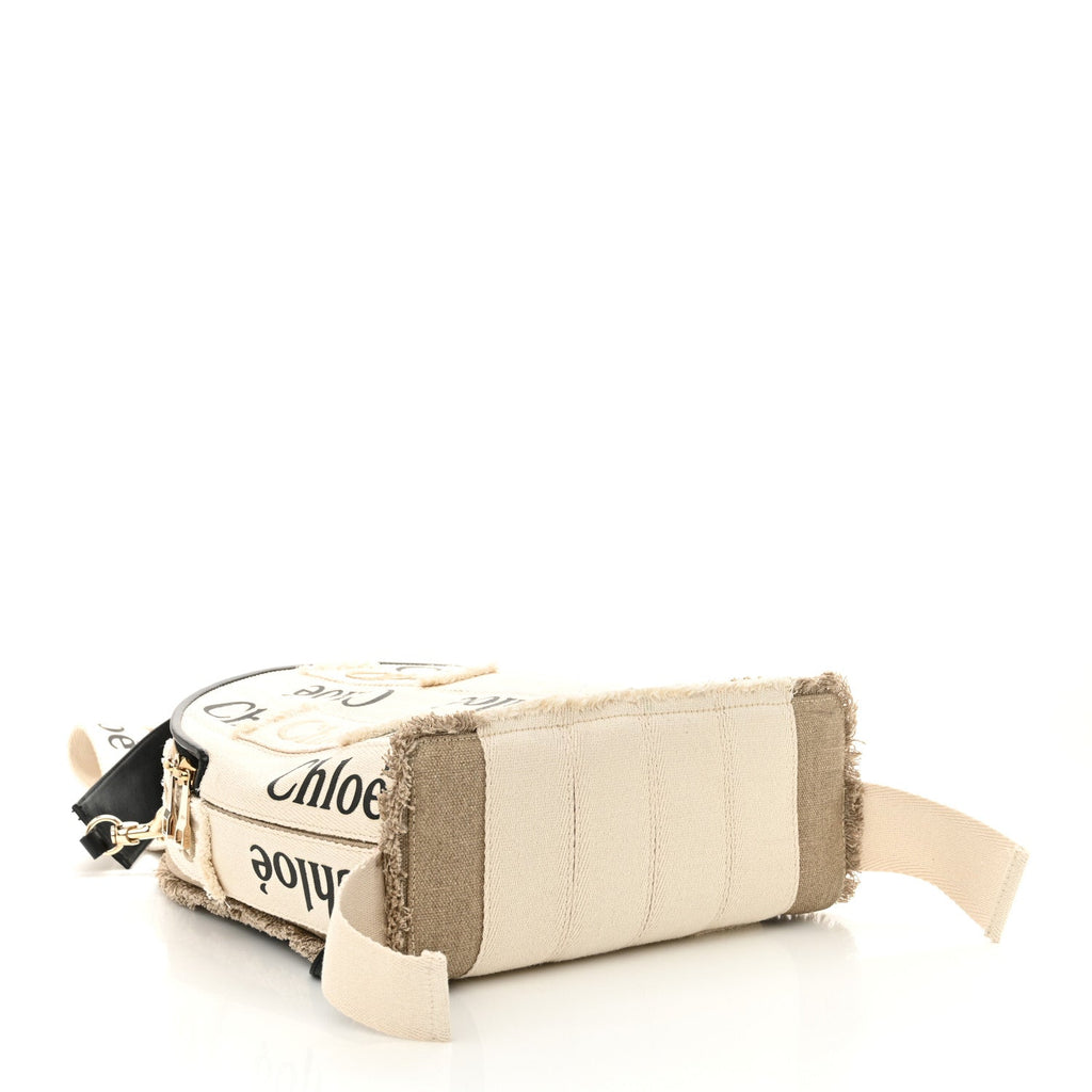 Canvas Logo Embroidered Woody Backpack Sand