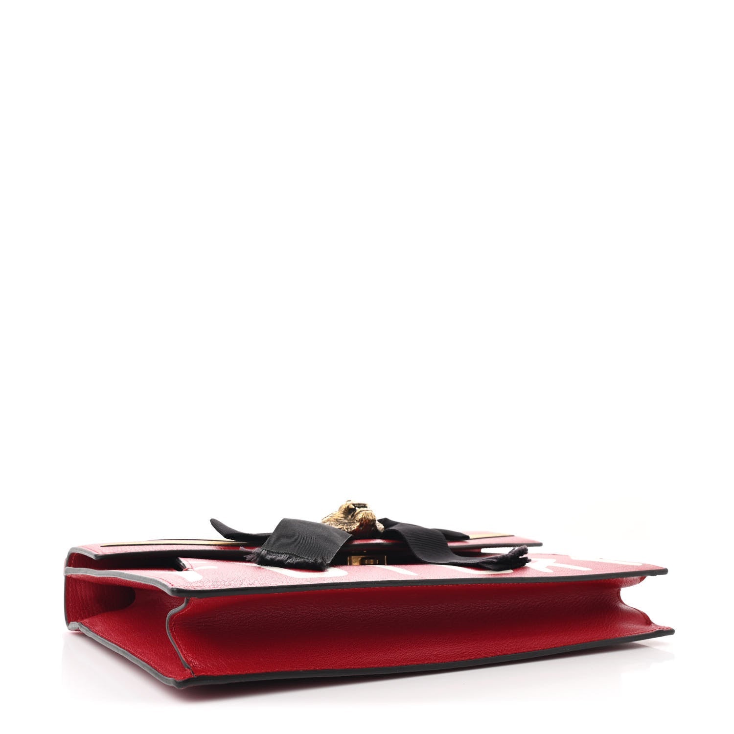Calfskin Osiride Future Top Handle Bag Red