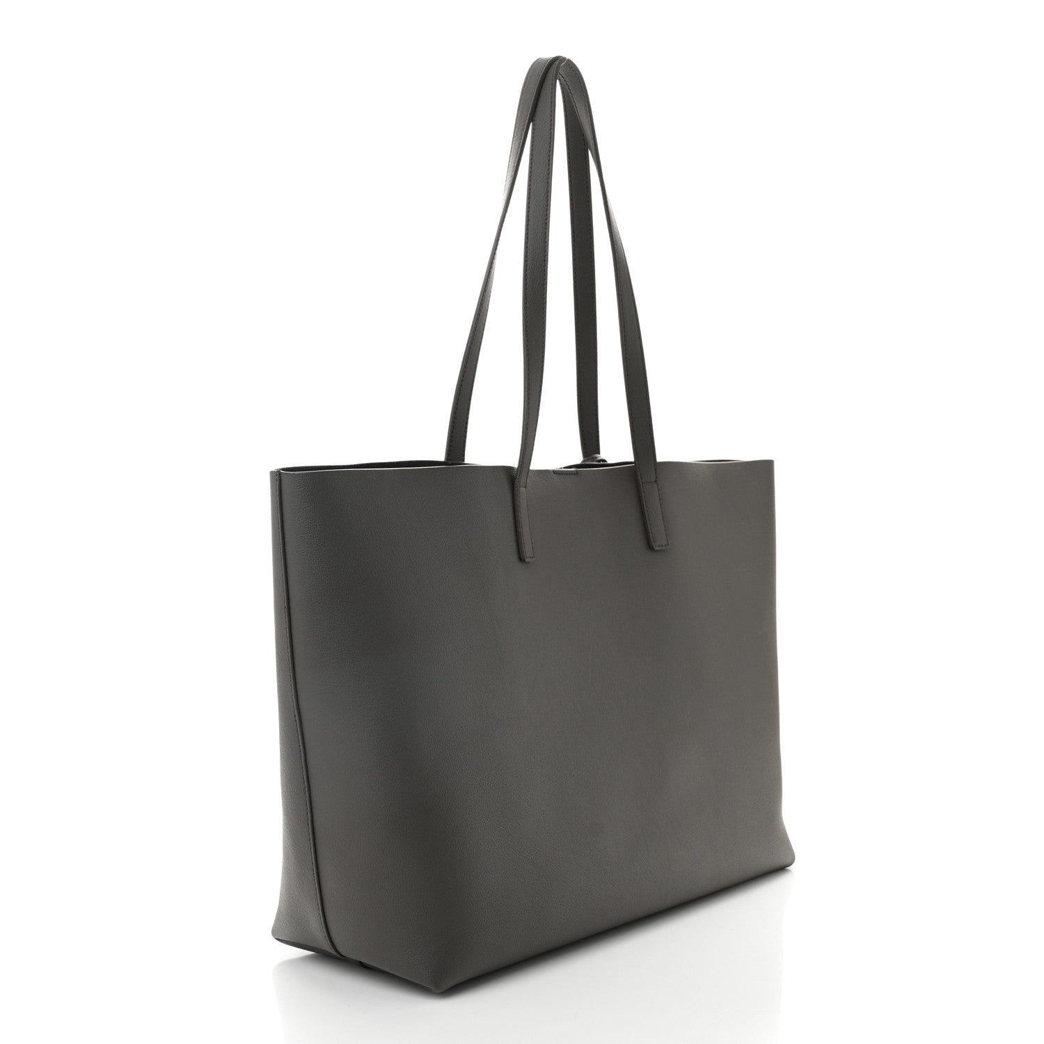 Calfskin Large Shopping Tote Kaki Militaire