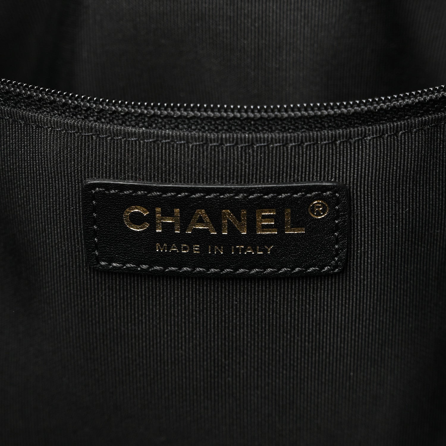 Caviar Quilted Large Shopping Tote Black
