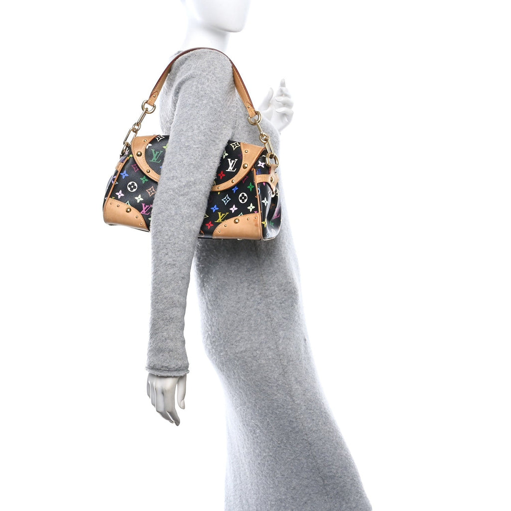 Monogram Multicolor Beverly MM Black