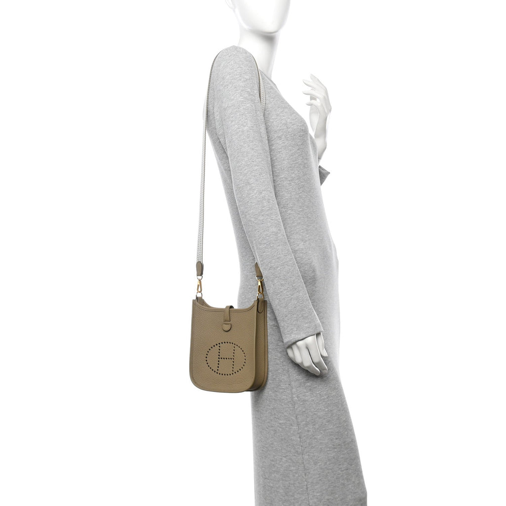 Taurillon Clemence Evelyne Sangle Cordage TPM Beige Marfa