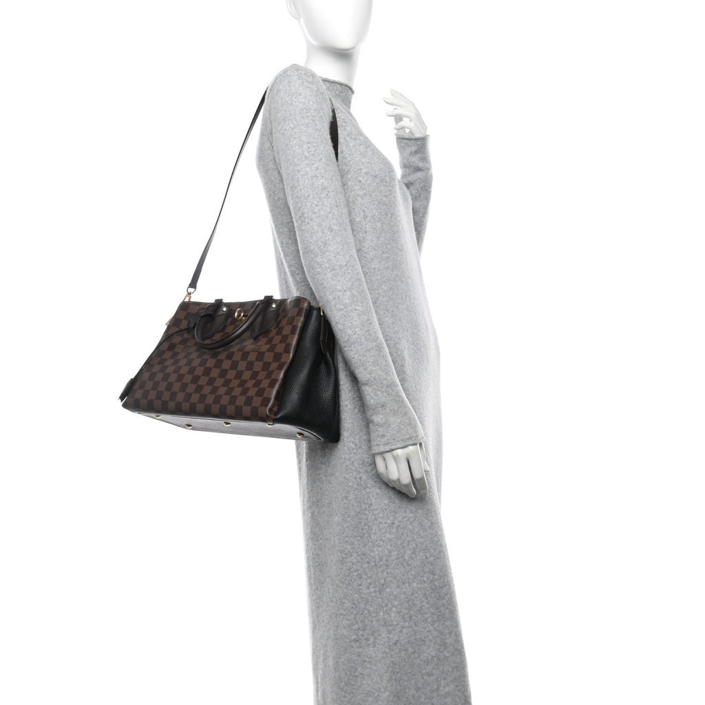 Cuir Taurillon Damier Ebene Normandy Black