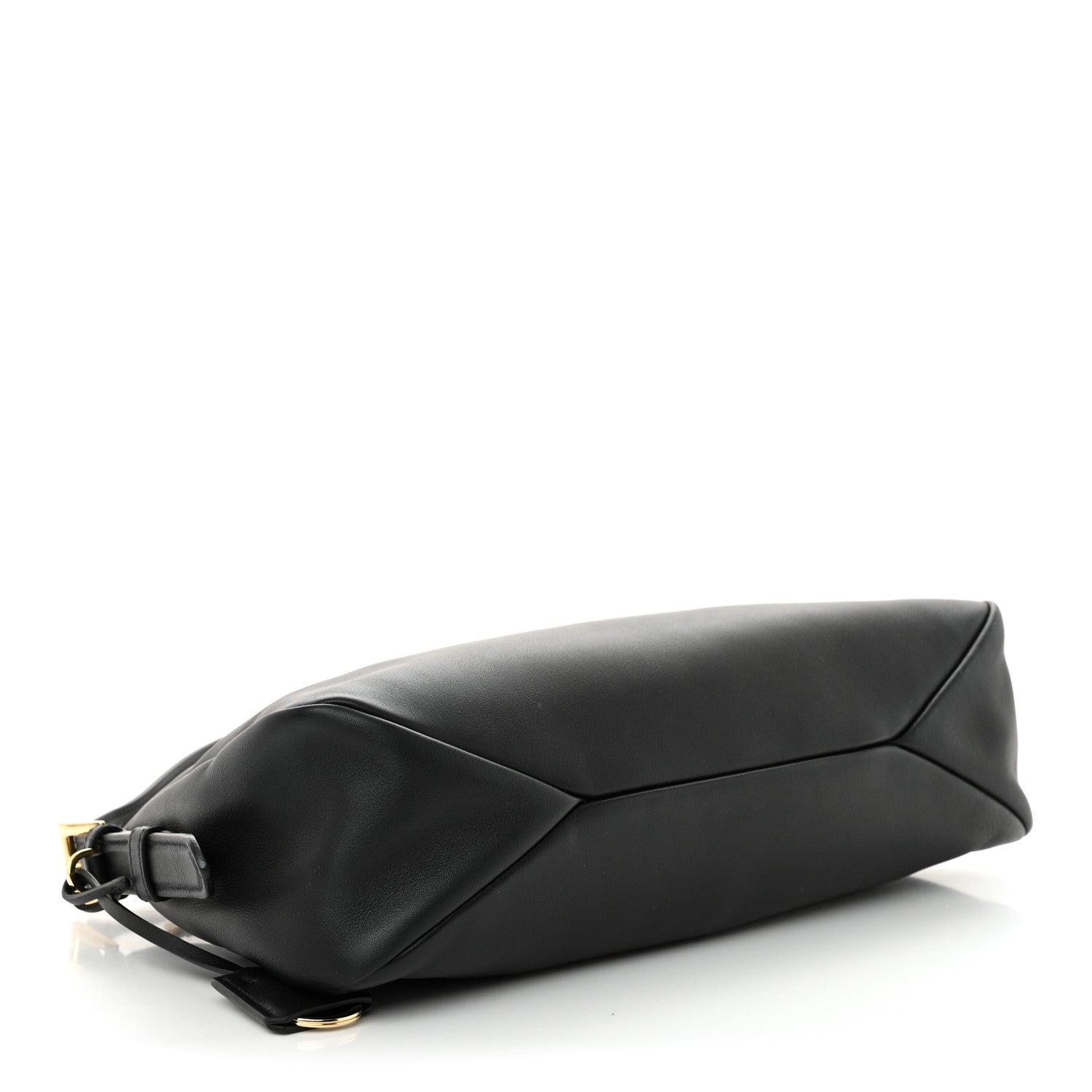 Soft Calfskin Medium Aimee Shoulder Bag Black