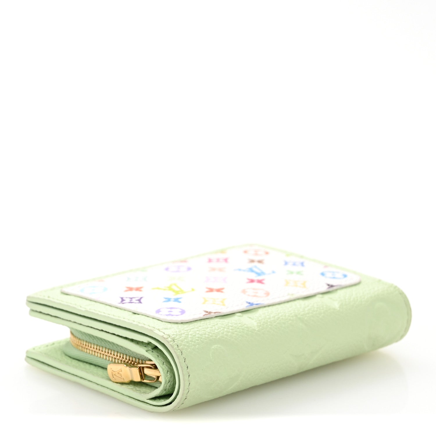 LV x TM Empreinte Monogram Multicolor Clea Wallet Green Tea