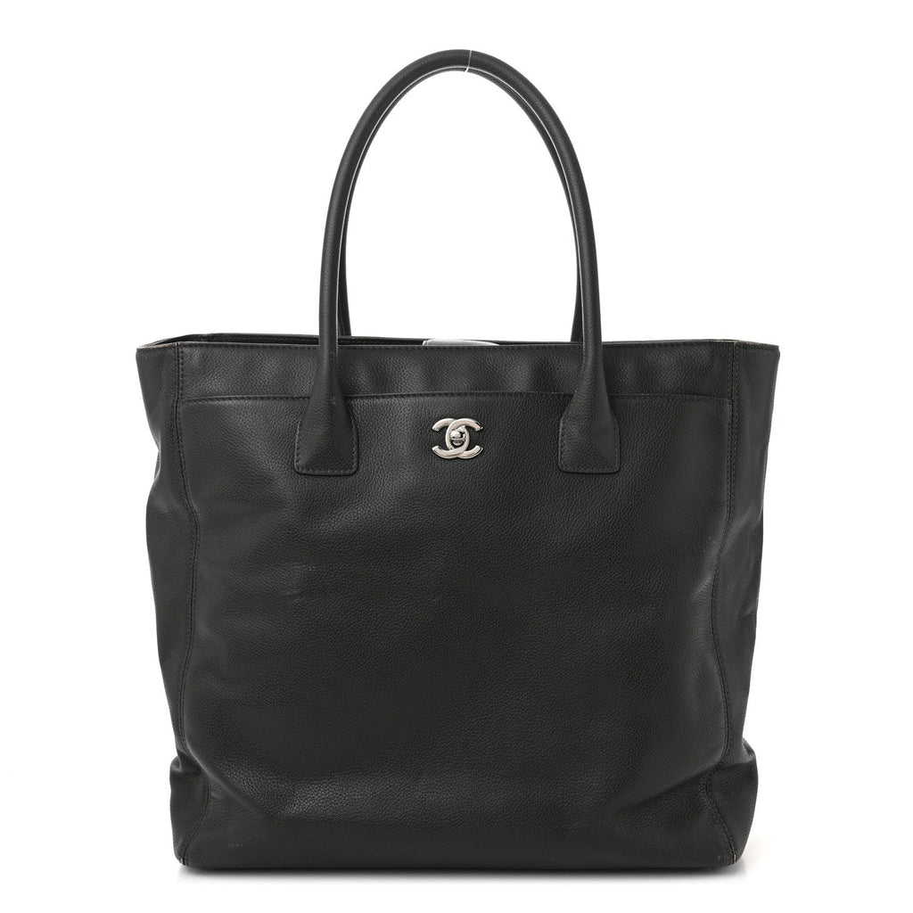 Calfskin Tall Cerf Tote Anthracite
