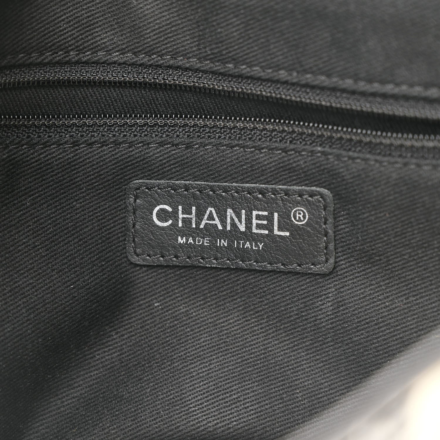 PVC Tweed Patchwork Medium Single Flap Black