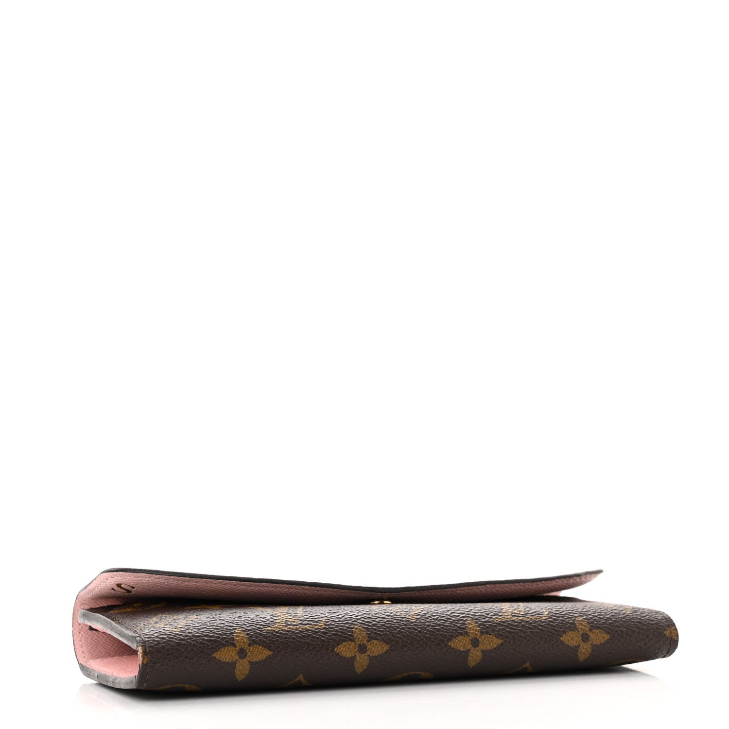 Monogram Emilie Wallet Rose Ballerine