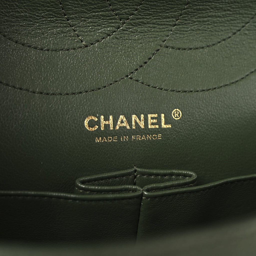 Canvas Quilted 2.55 Reissue 227 Flap Green