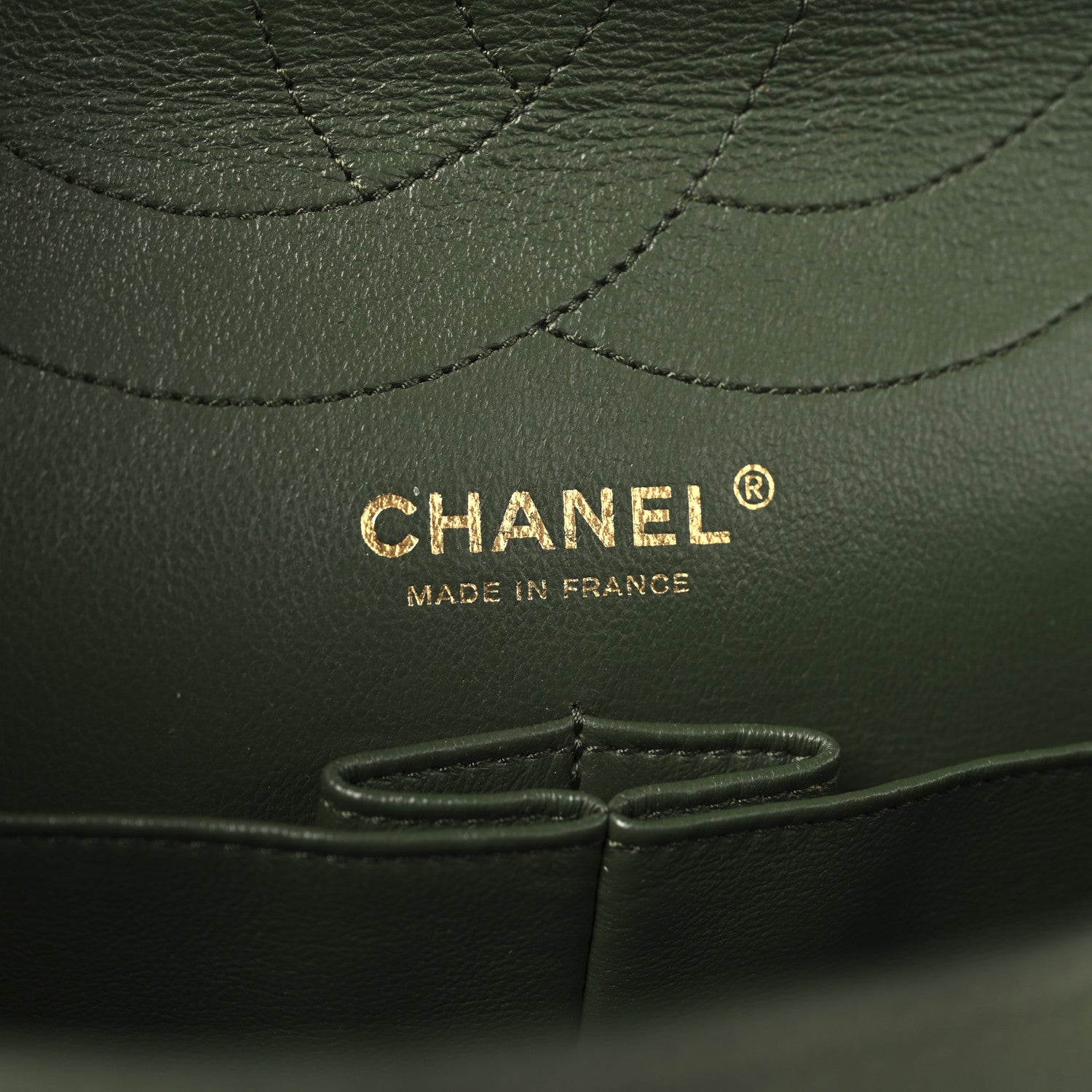 Canvas Quilted 2.55 Reissue 227 Flap Green