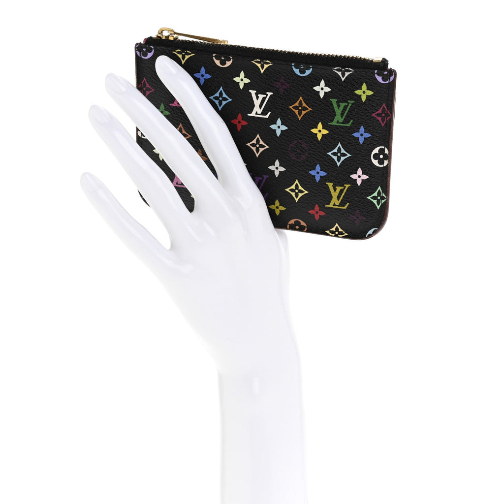 Monogram Multicolor Key Pouch Black Grenade