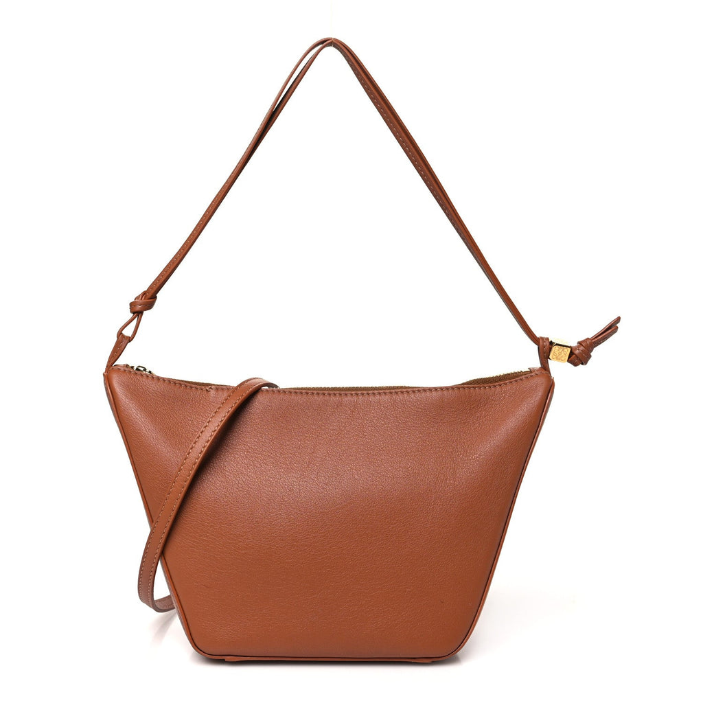 Calfskin Mini Hammock Hobo Tan