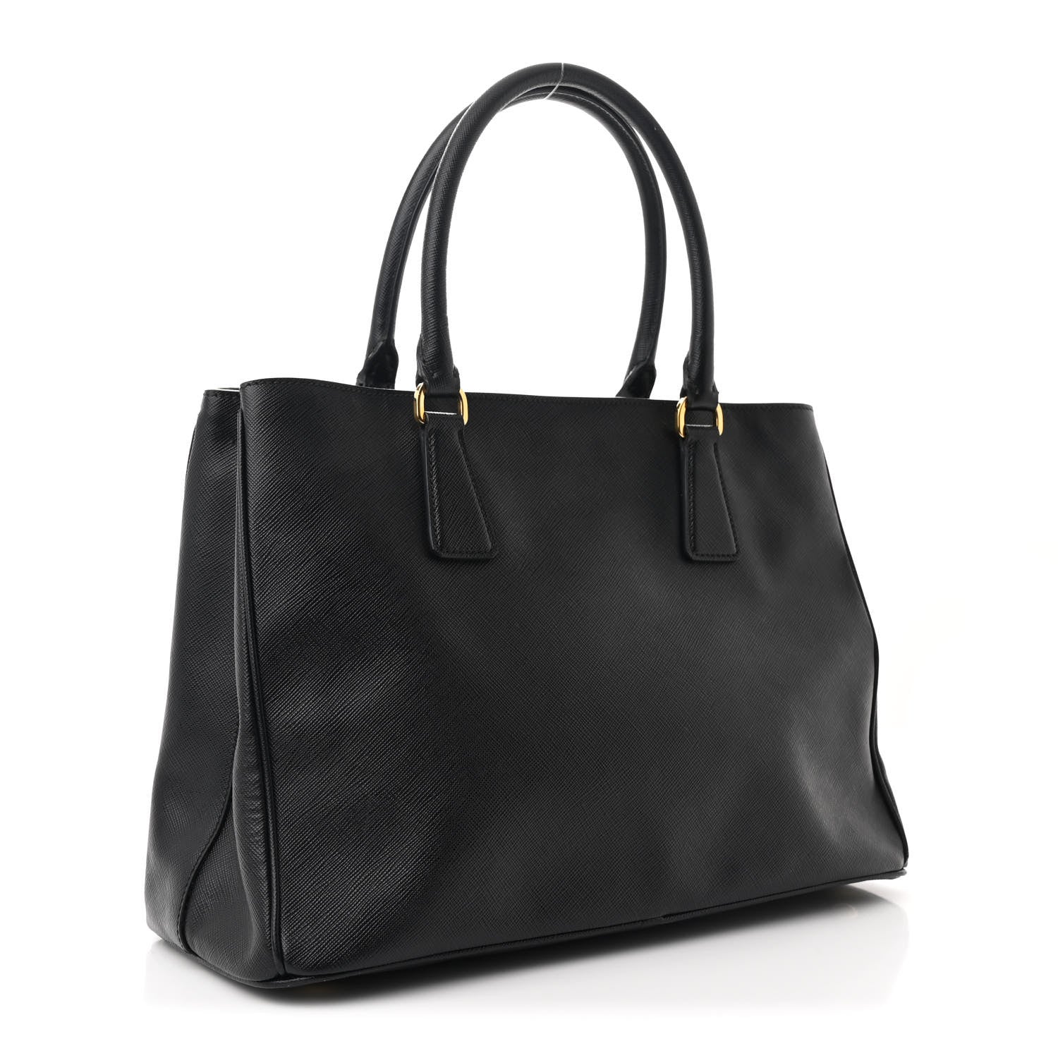Saffiano Lux Medium Tote Tote Black