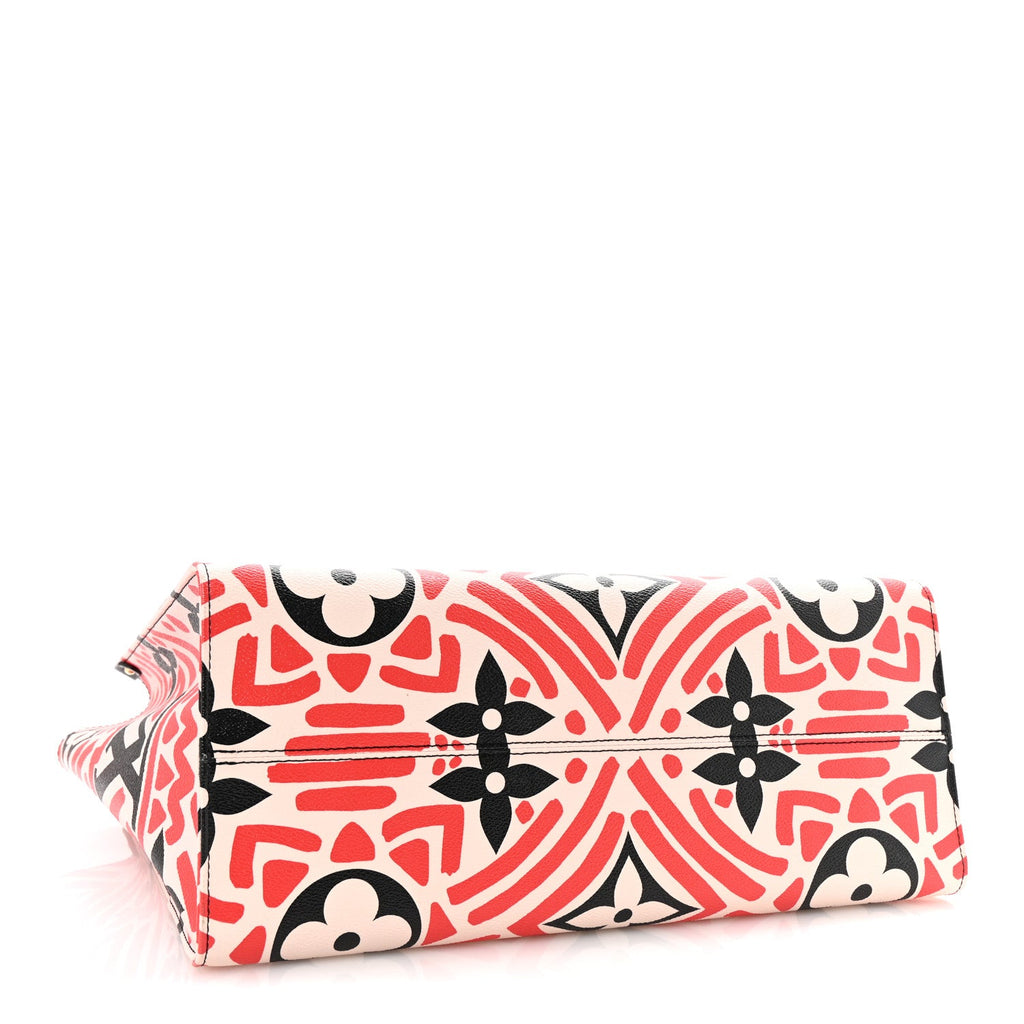 Monogram Giant Crafty Onthego GM Creme Rouge Black
