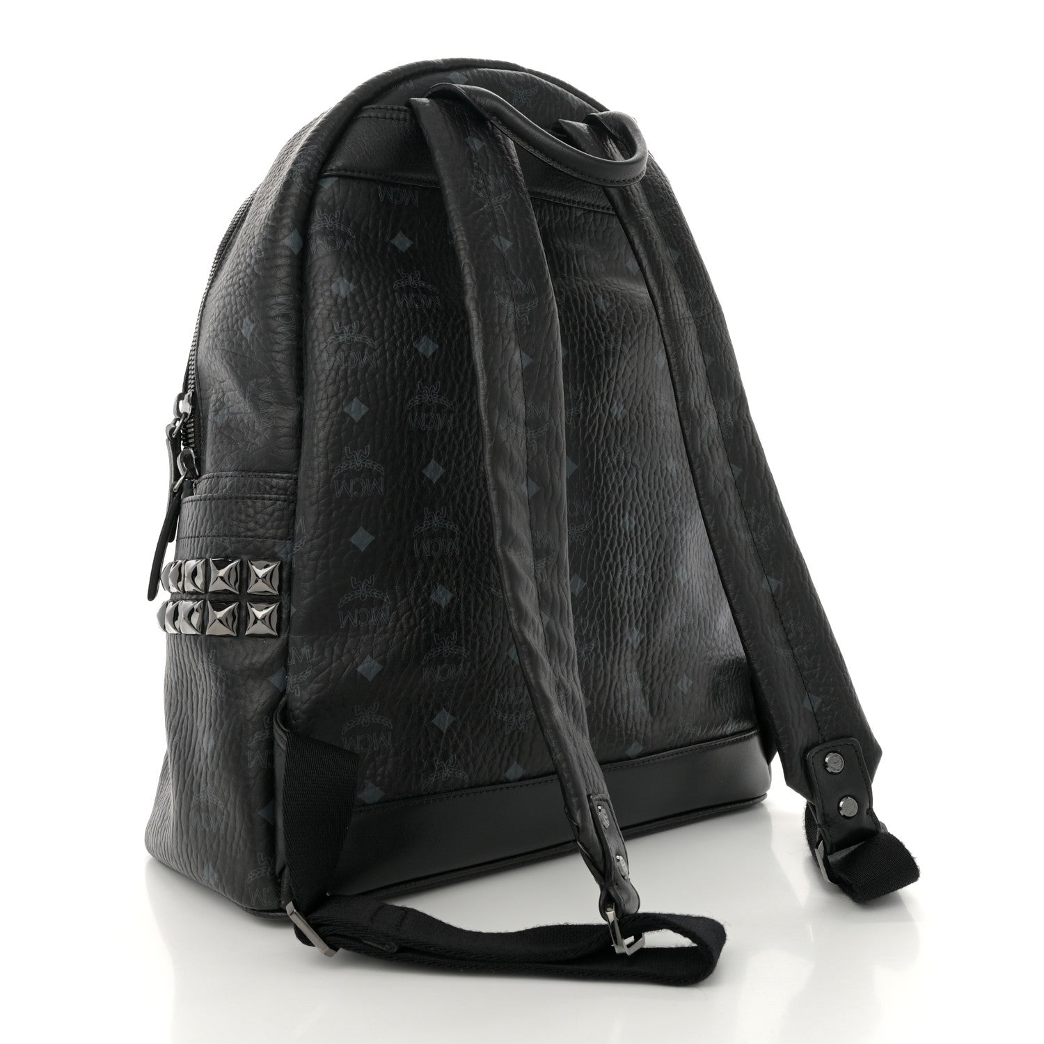 Visetos Medium Side Studs Stark Backpack Black
