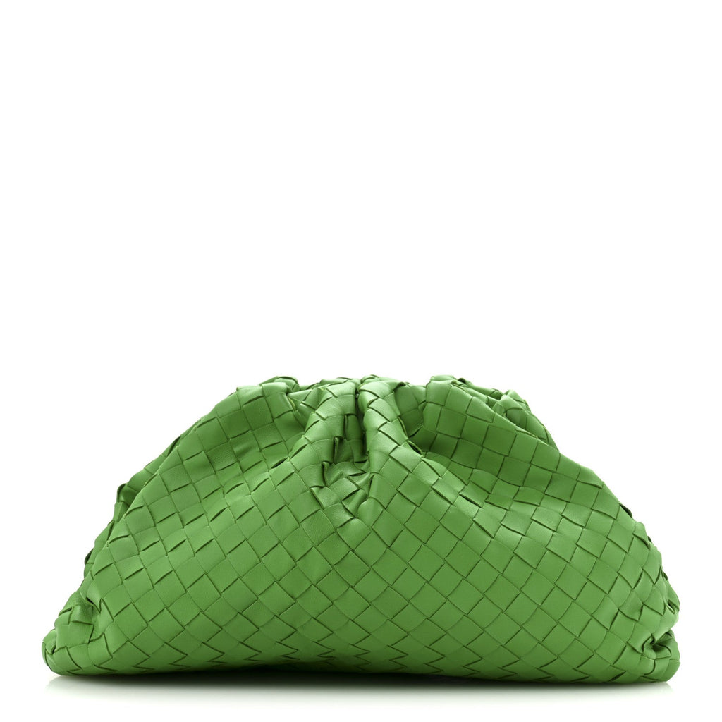 Nappa Maxi Intrecciato The Pouch Oversized Clutch Parakeet