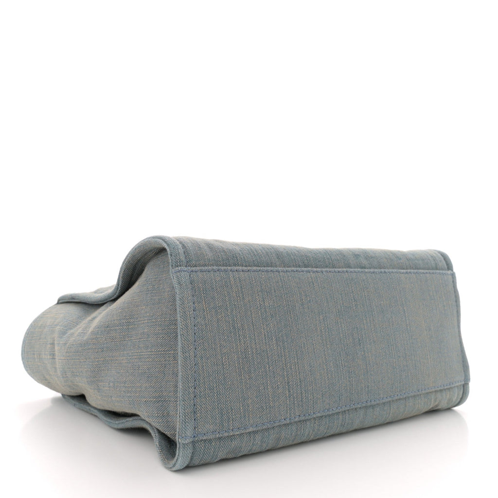 Denim Small Deauville Tote Light Blue