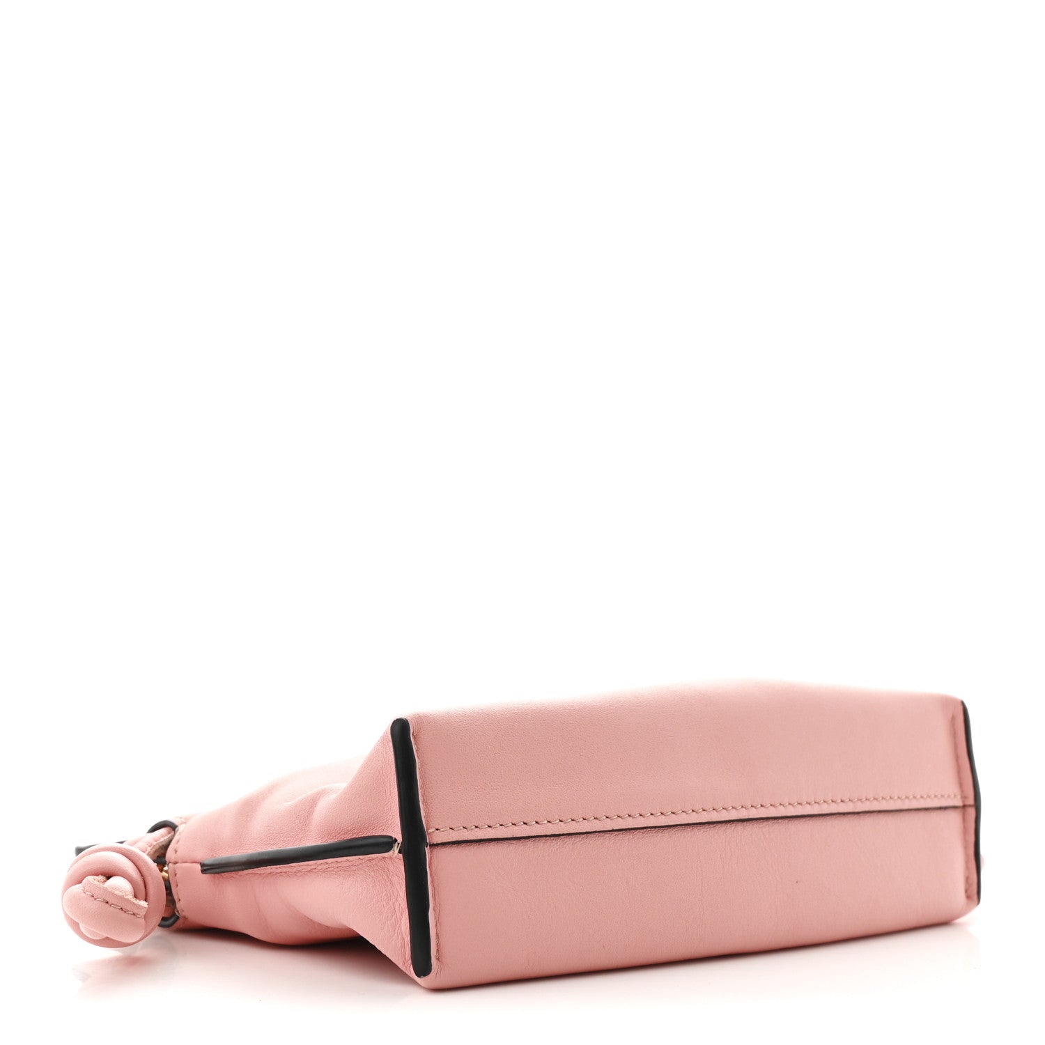 Calfskin Nano Flamenco Knot Clutch Warm Blossom