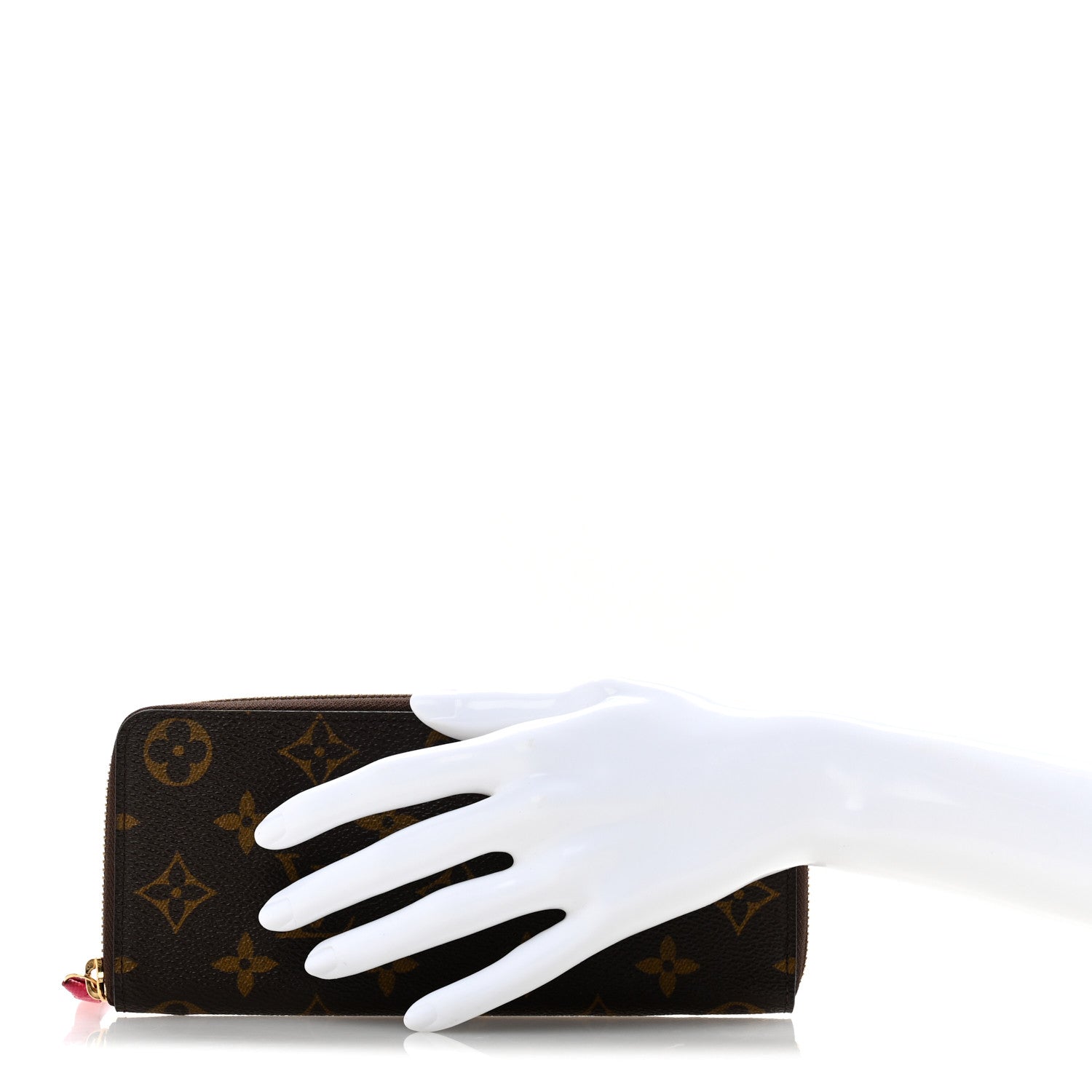 Monogram Clemence Wallet Fuchsia