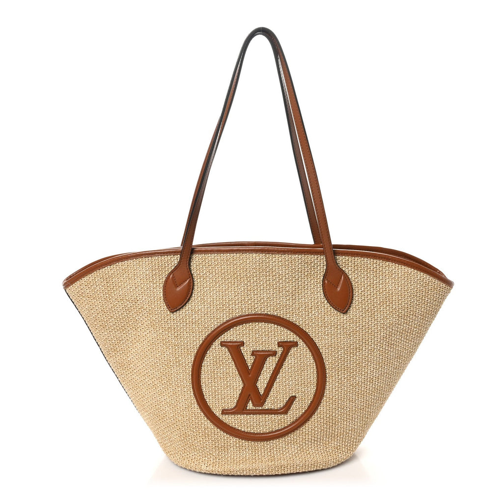Raffia Saint Jacques Tote Caramel