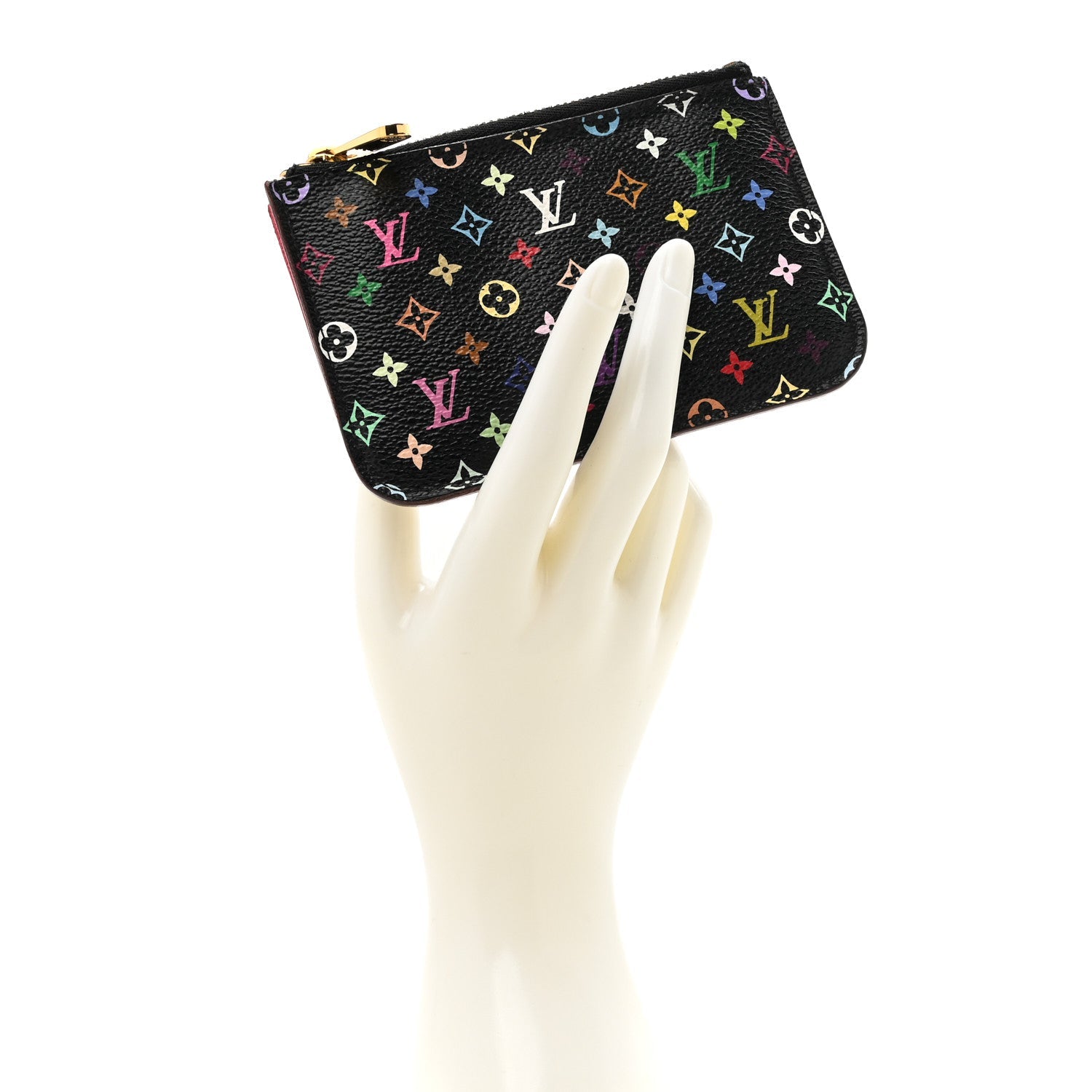 Monogram Multicolor Key Pouch Black Grenade