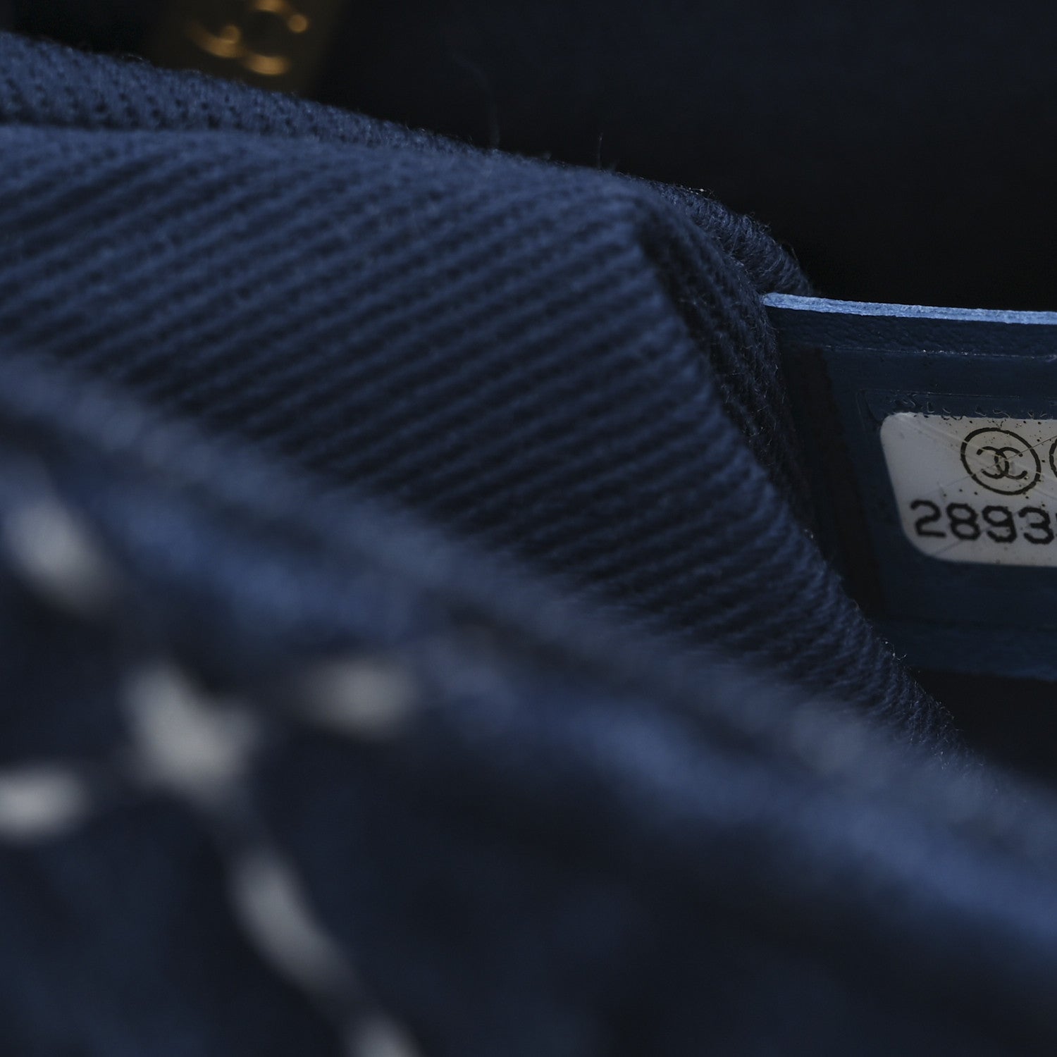 Denim Quilted Medium Denim Trip Single Flap Blue