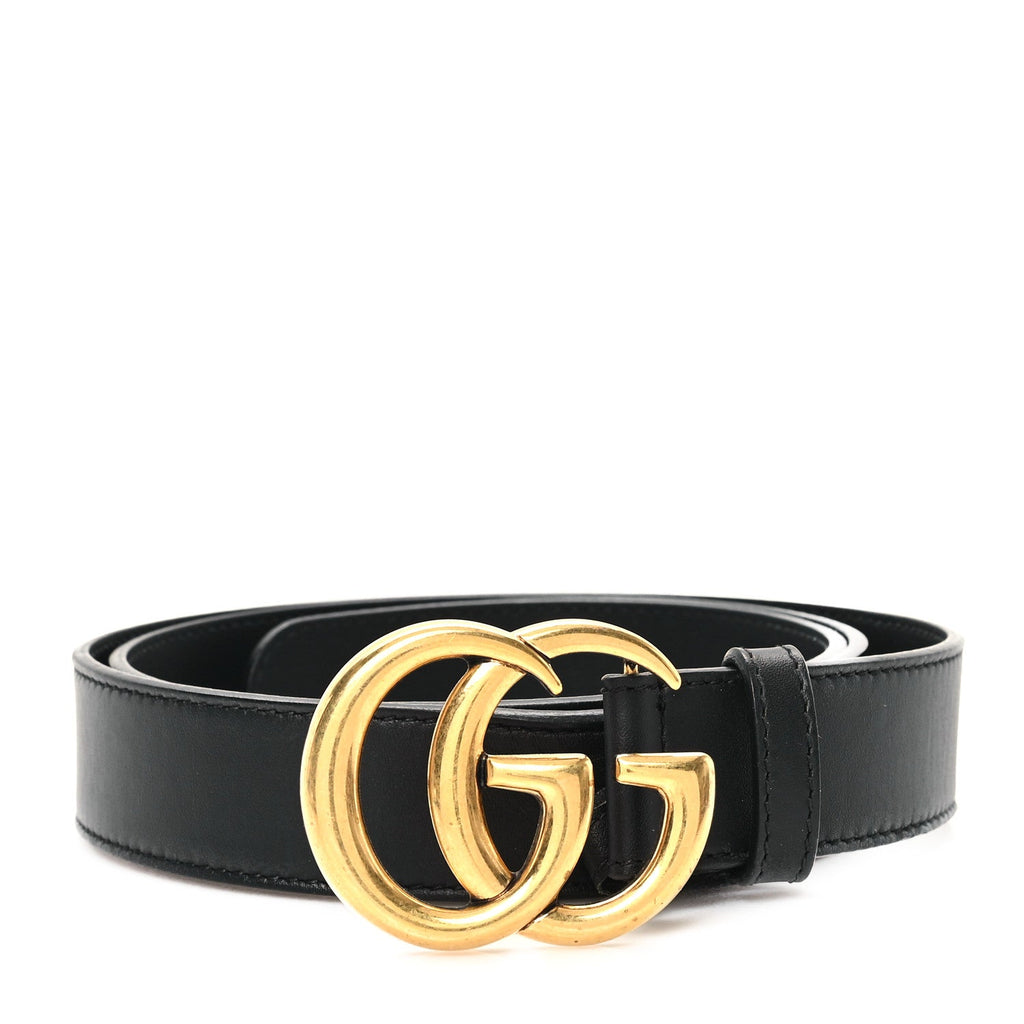 Calfskin Double G 40mm Belt 95 38 Black