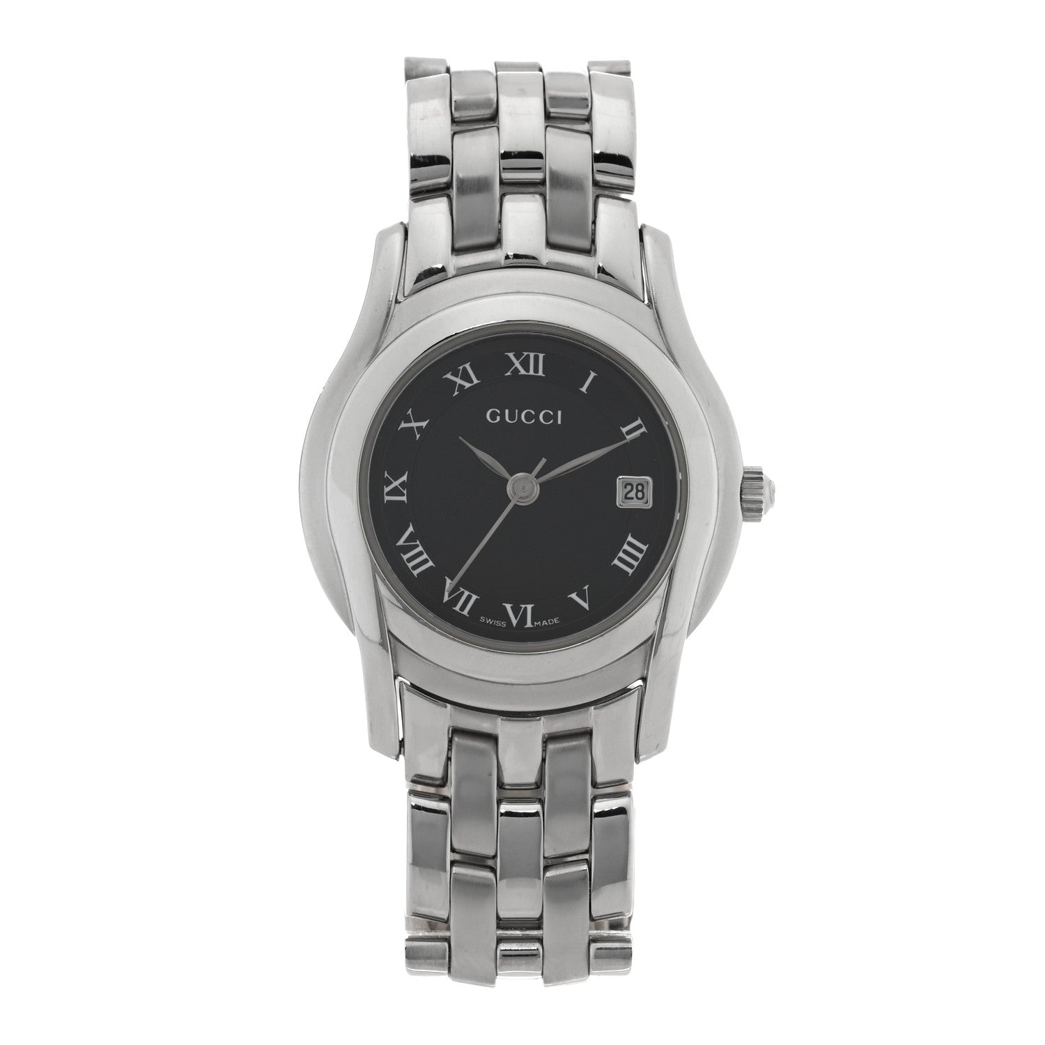 Stainless Steel 27mm 5500L Quartz Watch Black