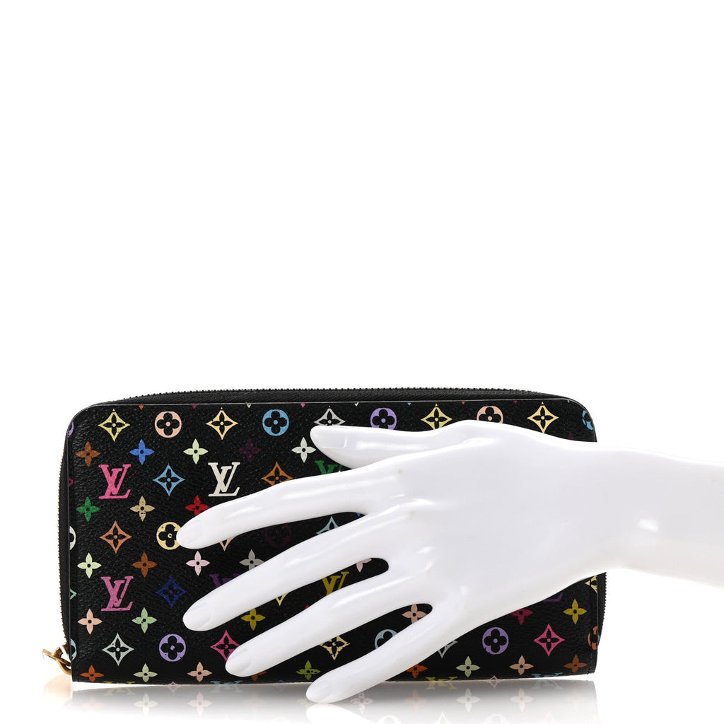 Monogram Multicolor Zippy Wallet Black Grenade