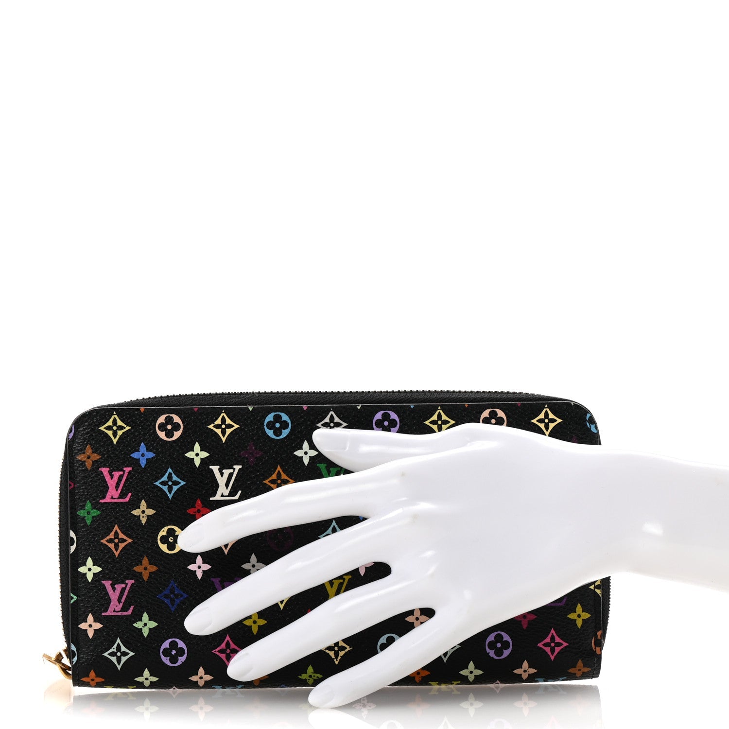 Monogram Multicolor Zippy Wallet Black Grenade