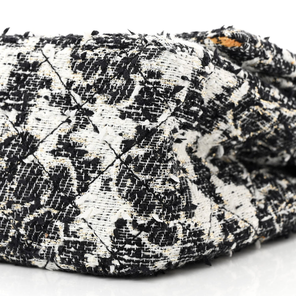 Tweed Camellia Quilted 2.55 Reissue 226 Flap Ecru