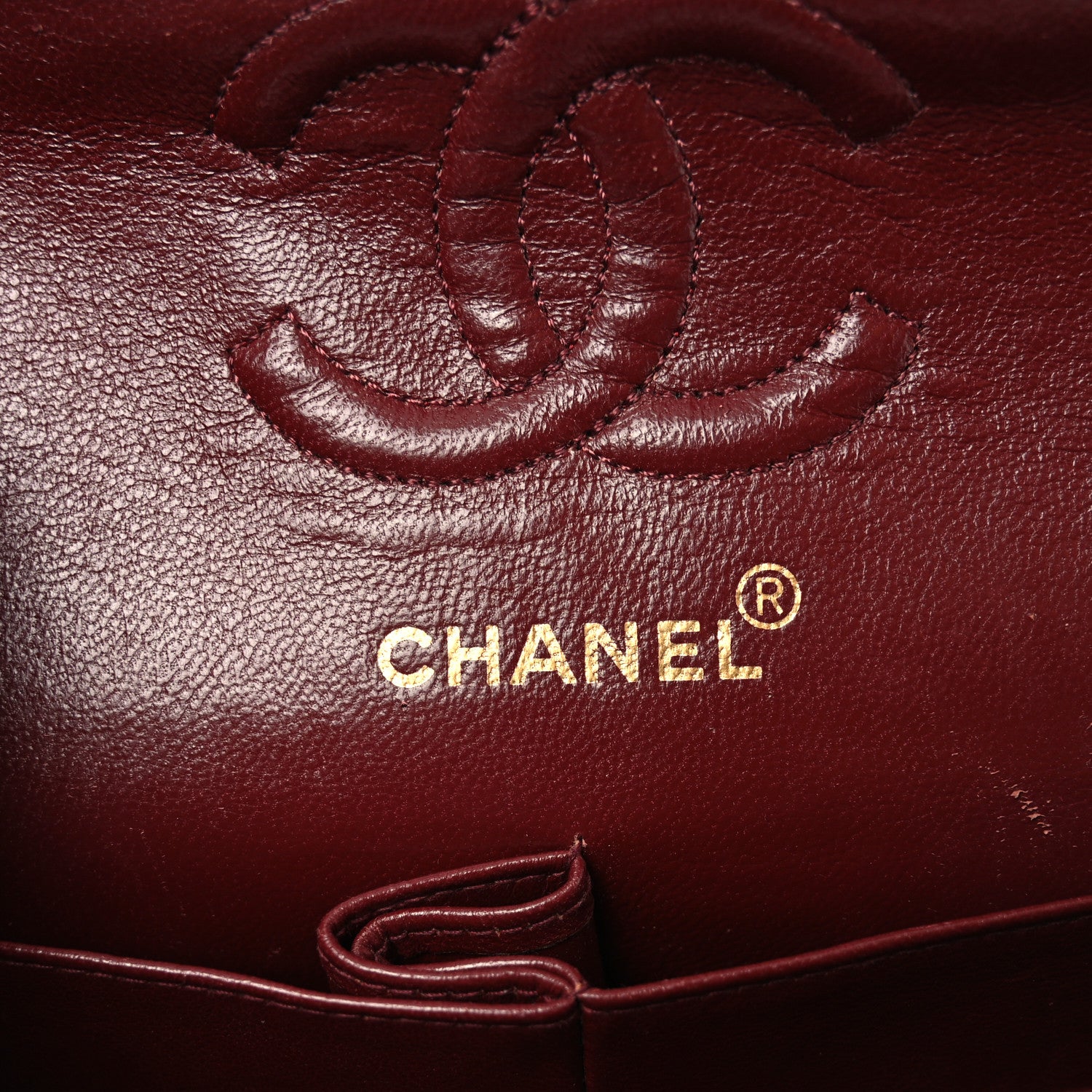 Lambskin Quilted Small Double Flap Black
