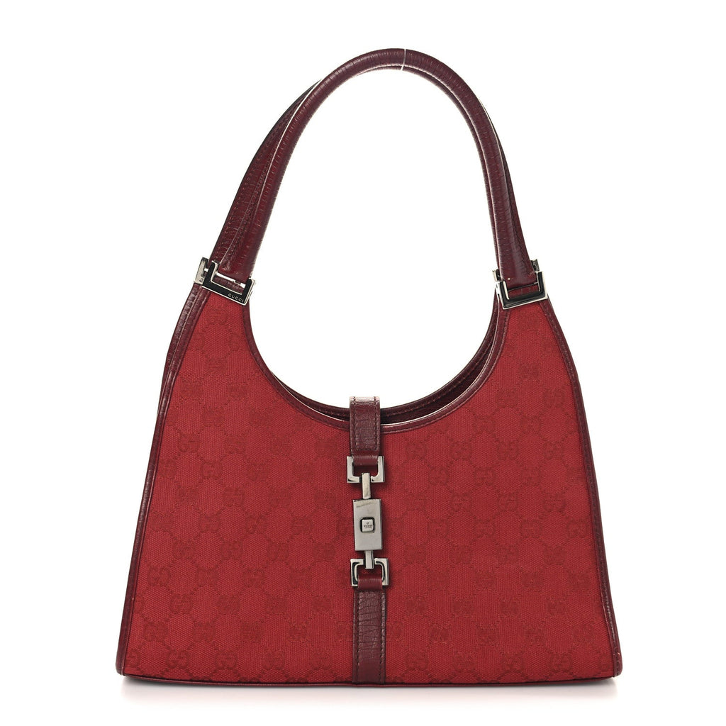 Monogram Small Bardot Bag Red