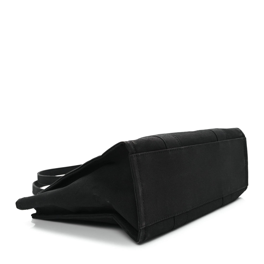 Cotton Canvas Large The Tote Bag Black