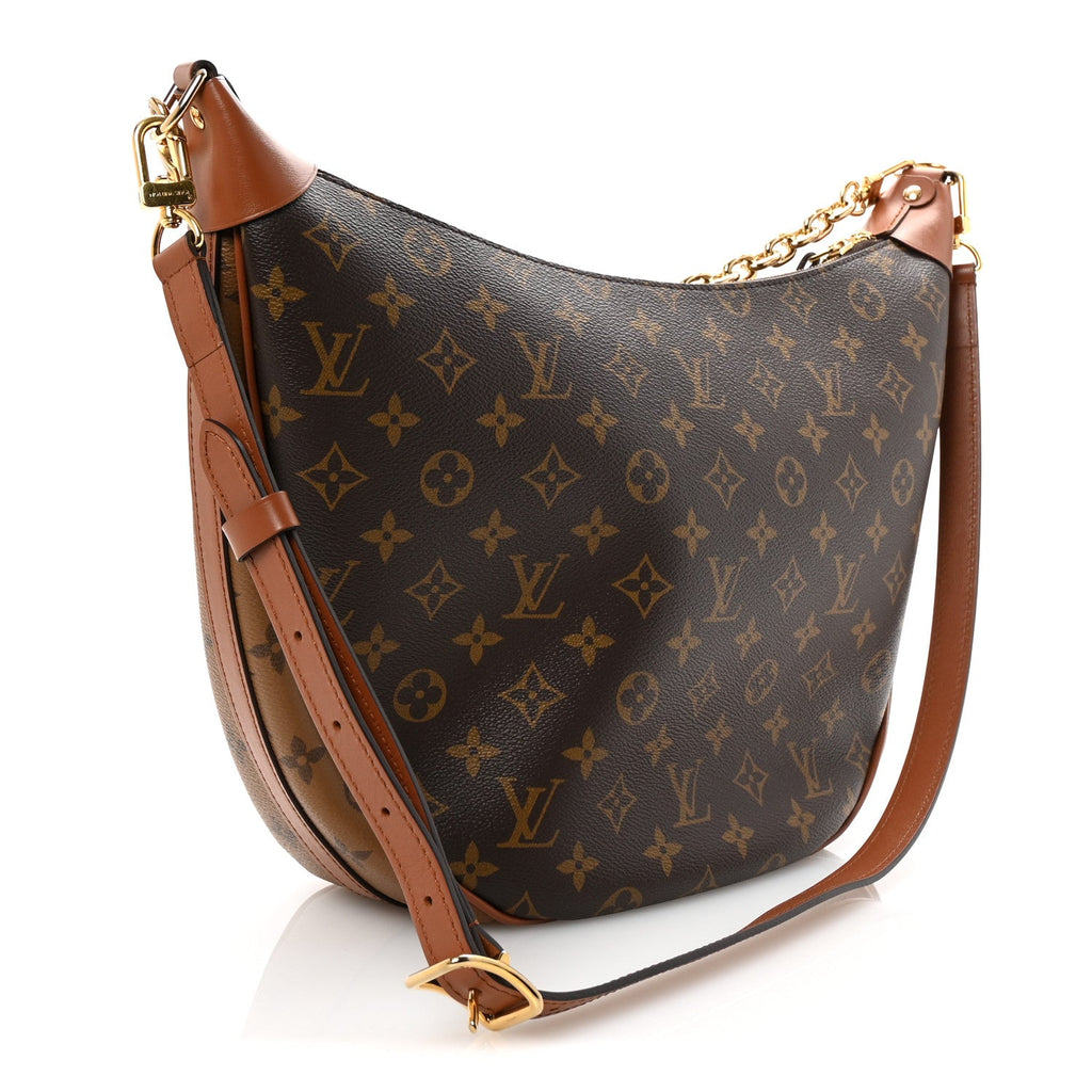 Reverse Monogram Loop Hobo